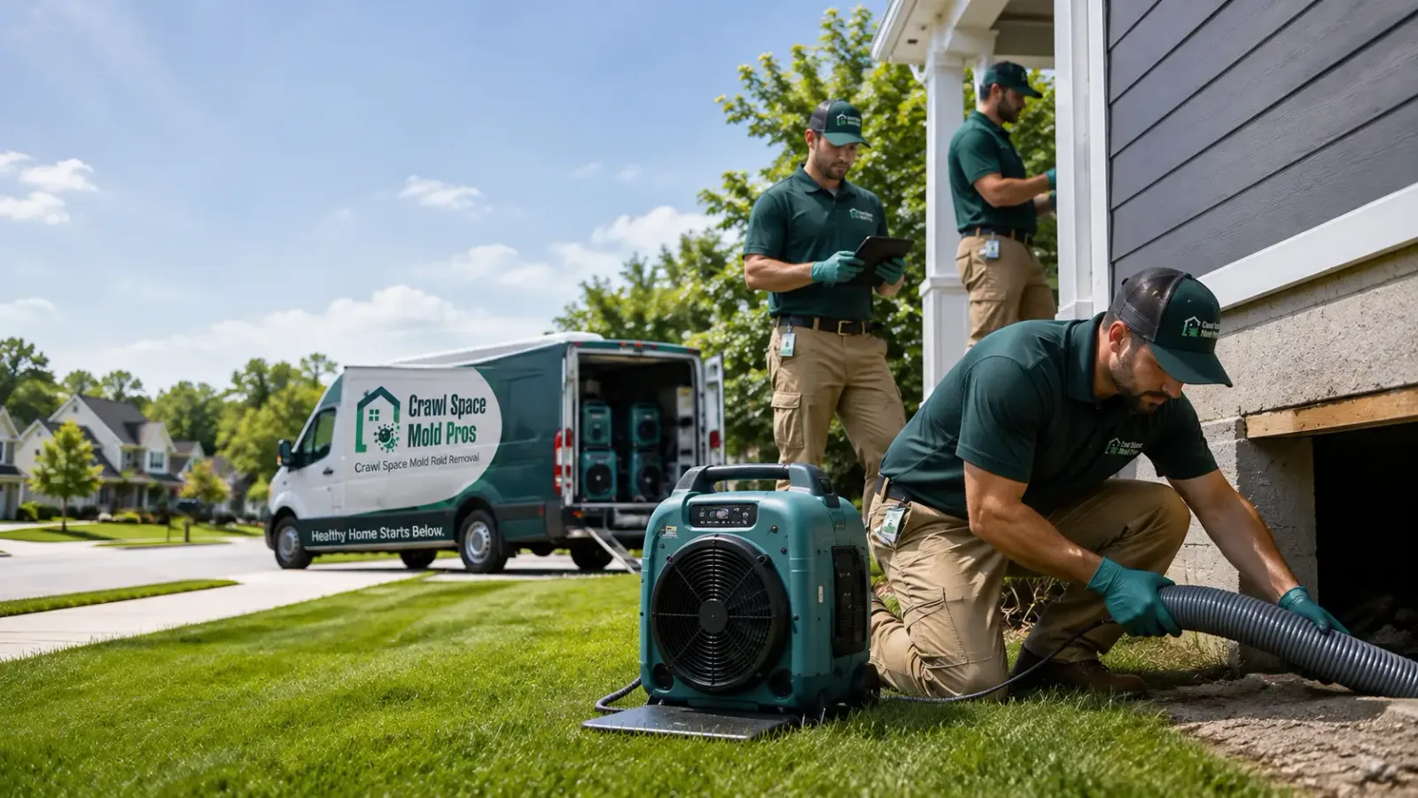 Crawl Space Mold Removal in Irvine, KY